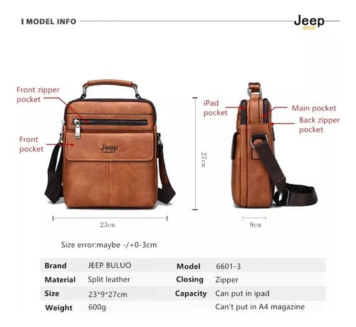 Bolso Jeep + Tarjetero Messenger - A Pedido_exkarg Marrón 4