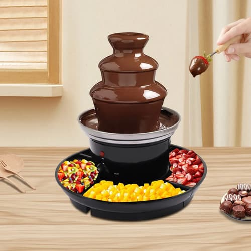 Fuente De Chocolate De 3 Niveles Acero Inoxidable - A Pedido 5