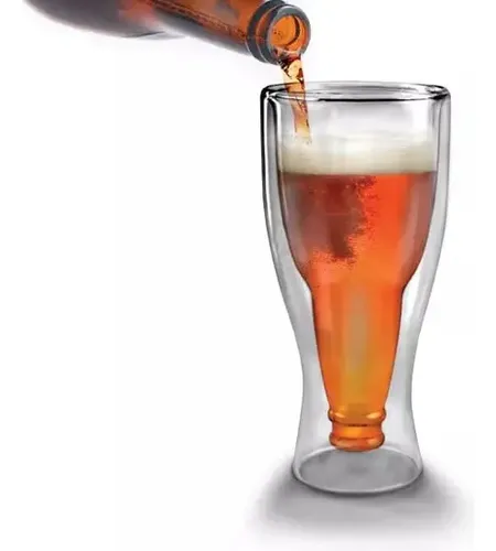 Vaso Upside Down Beer - A Pedido_exkarg Transparente 2