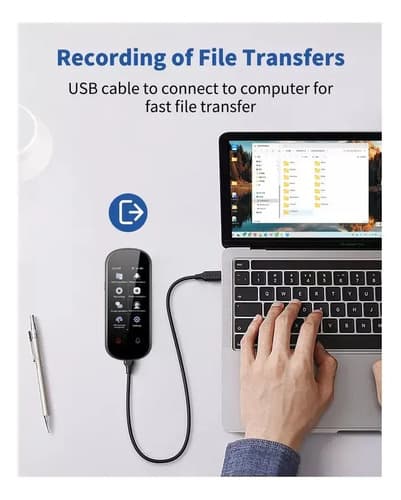 Traductor De Idiomas En Tiempo Real - A Pedido_exkarg Negro 3