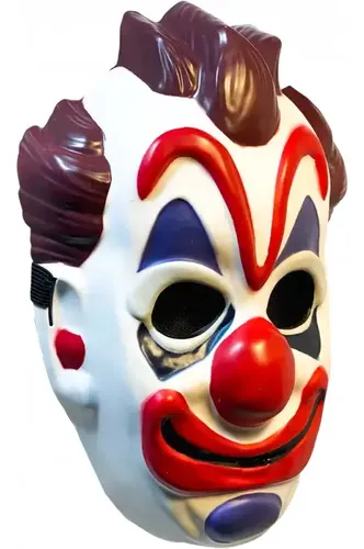 Mascara Clown Injection Halloween - A Pedido_exkarg Blanco 2