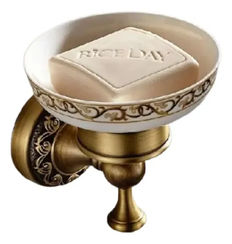 Jabonera Antique Brass Wall - A Pedido_exkarg Dorado