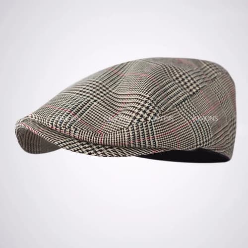 Boina Wf Plaid Gatsby Tweed Ivy - A Pedido_exkarg Gris Xxx 2