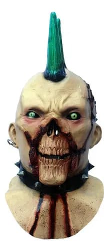 Máscara De Zombie Ghoulish Productions Billy Punk 26359 Color Nude 2