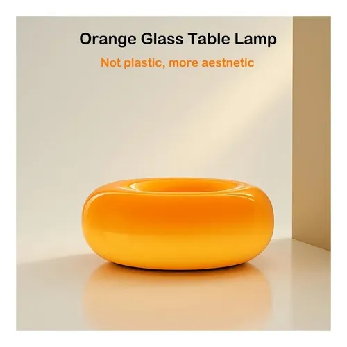 Lampara De Mesa Orange Donut - A Pedido Naranja 2