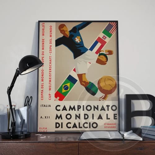 Póster De La Copa Mundial De Fútbol - A Pedido 2