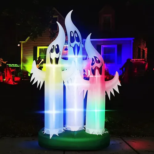 Adorno Inflable Halloween Combo Fantasmas - A Pedido_exkarg 6