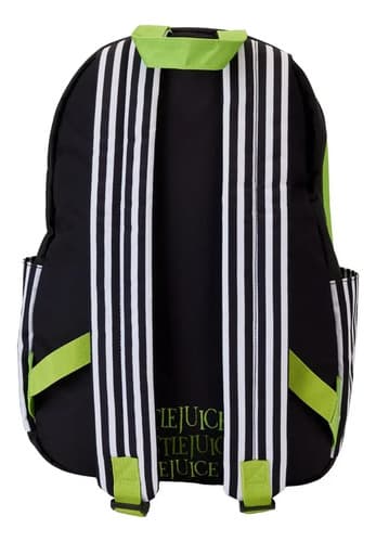 Mochila Beetlejuice  Nylon Loungefly - A Pedido_exkarg Negro 3