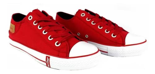 Zapatillas Levi's Men's Classic - A Pedido_exkarg Rojo 34,5 Ar 2