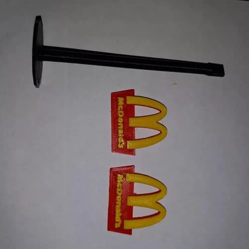 Cartel Coleccion Mc Donalds Escala 1/87 - A Pedido_exkarg X 3