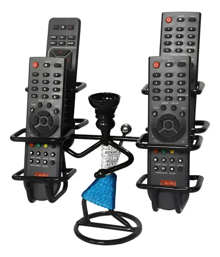 Porta Control Remoto Stand Black Glossy - A Pedido_exkarg Negro