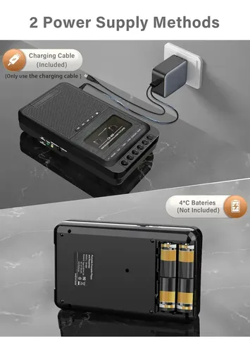 Convertidor Reprod De Casette Mp3 - A Pedido_exkarg Negro 3