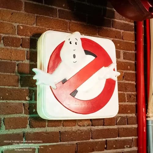 Cartel Decorativo Ghostbusters Led Genuino - A Pedido_exkarg Blanco 2