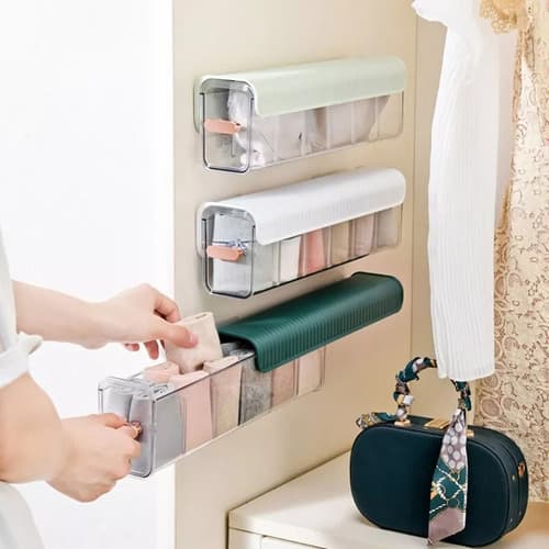 Organizador Plastico Ropa Interior - A Pedido_exkarg Transparente 9