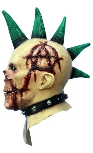 Máscara De Zombie Ghoulish Productions Billy Punk 26359 Color Nude 4
