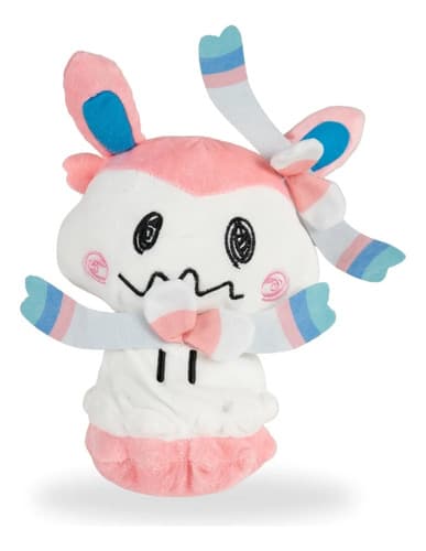 Muñeco Peluche Pokémon Mimikyu Sylveon 9  - A Pedido Rosa