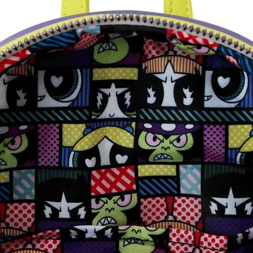 Mini Backpack Urbana Loungefly Mojo Jojo Verde Claro Brilla En La Oscuridad 7