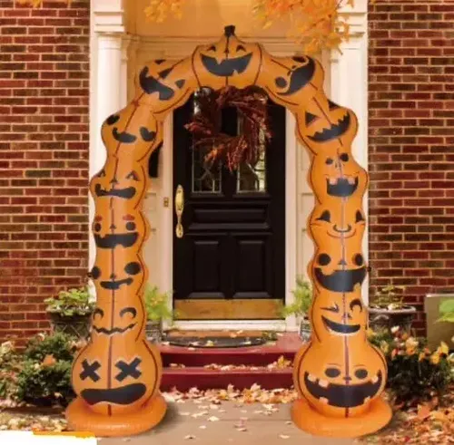 Inflable Arco 7 Ft Halloween - A Pedido_exkarg Naranja 3