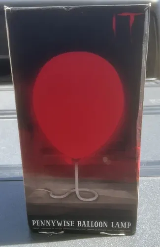 Lampara De Mesa Decorativa Pennywise It - A Pedido Rojo 4
