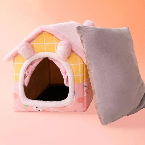 Cucha Calida Perros / Gatos Interior - A Pedido_exkarg Rosa 4
