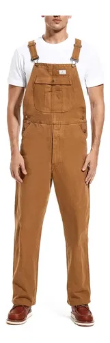 Mono De Trabajo Hisea Para Hombre - A Pedido Marrón Xxs 5