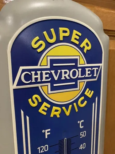Cartel Chevrolet Super Thermometer - A Pedido_exkarg X 4