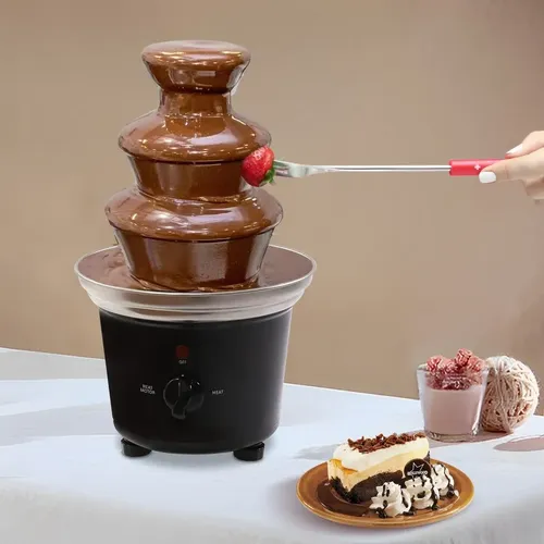 Fuente De Chocolate De 3 Niveles Acero Inoxidable - A Pedido 4