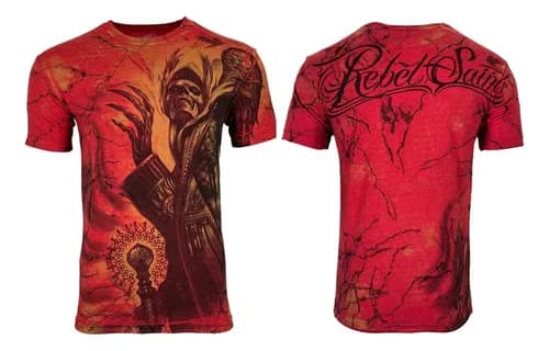 Remera Rebel Saint Transylavnia - A Pedido_exkarg Naranja M 2