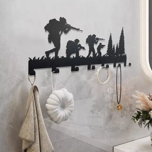 Porta Llaves De Pared - A Pedido_exkarg Negro 2