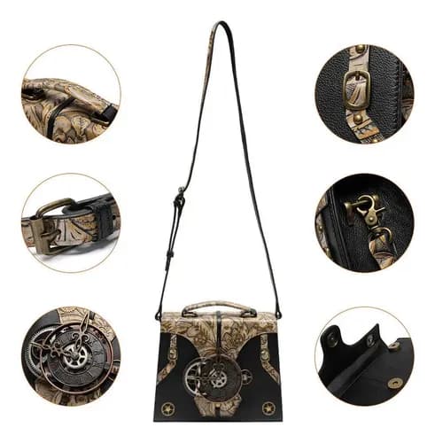 Cartera Gearduke Retro Women Gothic - A Pedido_exkarg Marrón 3