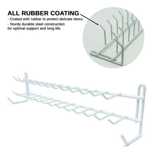 Rack Organizador Cinturones Y Corbatas - A Pedido_exkarg Blanco 3