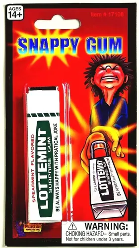 Chicle Falso De Broma - A Pedido_exkarg Blanco 2