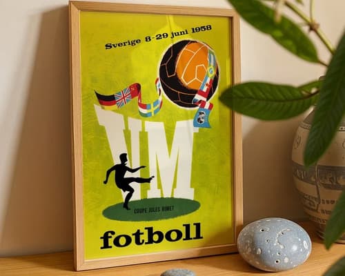 Póster De La Copa Mundial De Fútbol - A Pedido 3