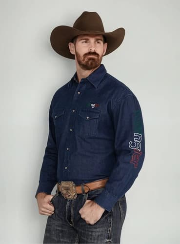 Camisa Hombre Mexico Flag - A Pedido_exkarg Azul X S