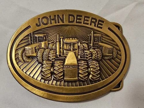 Hebilla Cinturon John Deere 1981 - A Pedido_exkarg Dorado M 5