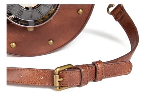 Morral Bandolera Cartera Gothic Steampunk - A Pedido_exkarg Marrón 5