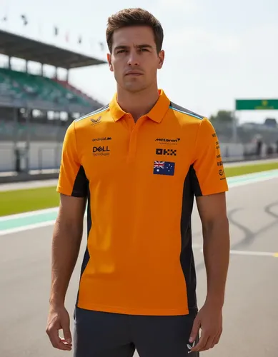 Chomba Mclaren F1 Men's 2023 Piastri - A Pedido_exkarg Naranja M