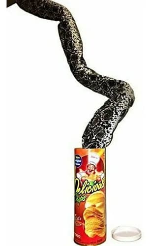 Juego De Broma Lata Papas Fritas Vibora  - A Pedido_exkarg Rojo 3