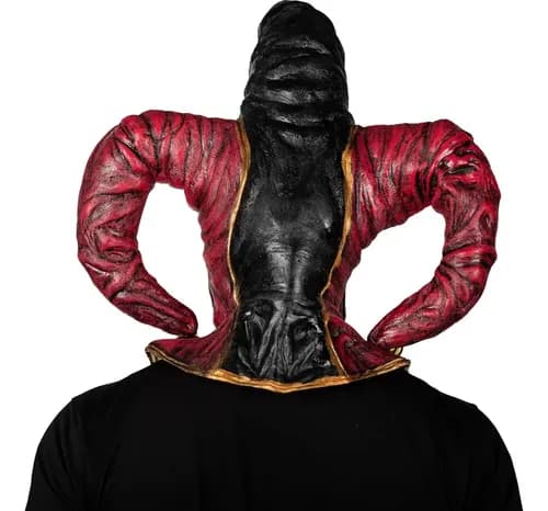 Máscara De Látex Ghoulish Productions Evil Jester Para Halloween Rojo/red 5