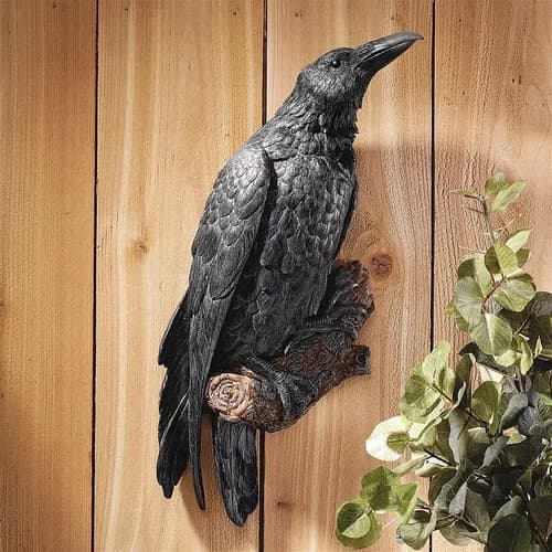 Escultura Pajaro Decorativo Design Toscano - A Pedido_exkarg Negro 7
