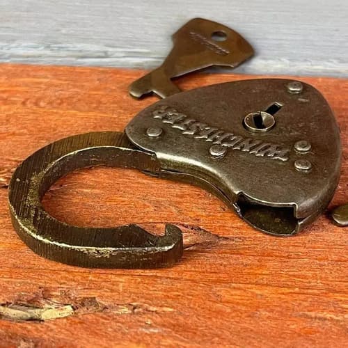 Candado Winchester Heart Lock - A Pedido_exkarg Dorado 4