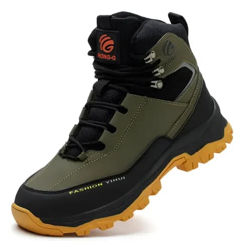Botas De Seguridad Safety &work - A Pedido_exkarg Verde 41 Ar