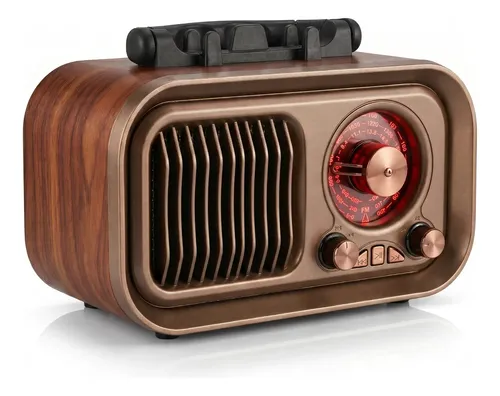 Radio Vintage Bluetooth Am Fm Sw Radio - A Pedido Marrón