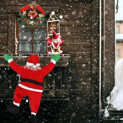 Adorno Papa Noel Colgante - A Pedido_exkarg Rojo 3