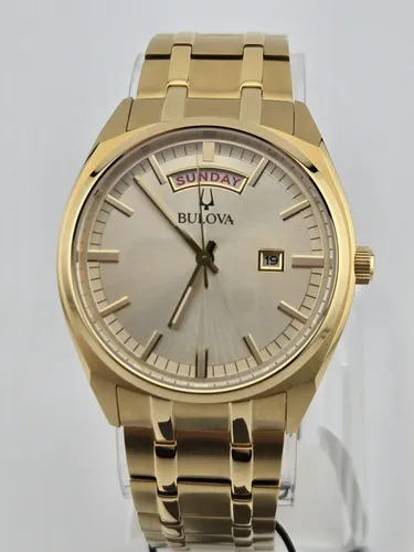 Reloj Bulova  Gold Surveyor Classic - A Pedido Dorado