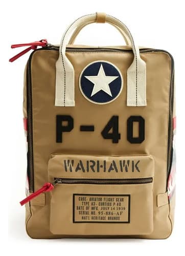 Mochila Curtiss P-40 Warhawk Flying - A Pedido_exkarg Marrón