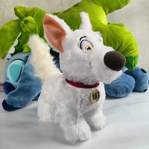 Perro Peluche Bolt Disney - A Pedido_exkarg Blanco 4