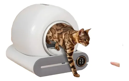 Baño Gatos Automático Autolimpiable Robot  - A Pedido Blanco