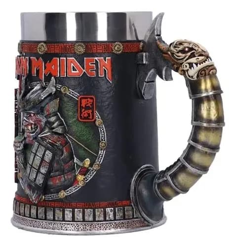 Taza De Acero Nemesis Now B6342x3 De Iron Maiden, 16 Cm Negro 2