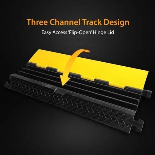 Rampas Protectoras Para Ocultar Cables - A Pedido Negro 2